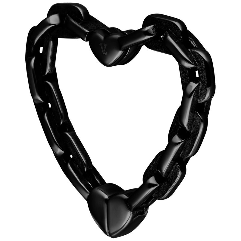 Verena Venus Hearts Earweights Black