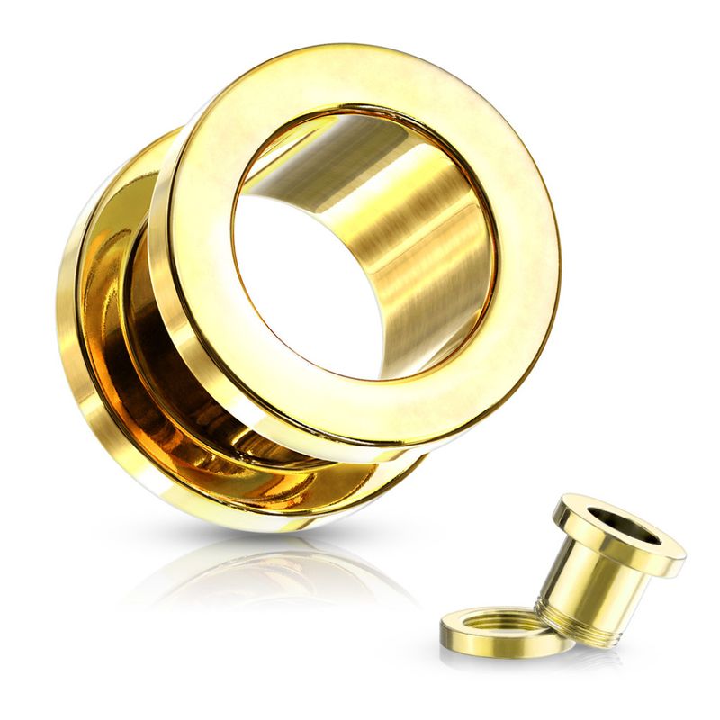 Classic Screw-fit Tunnel Gold