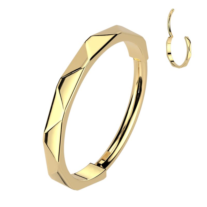 Sam Hinged Ring Gold
