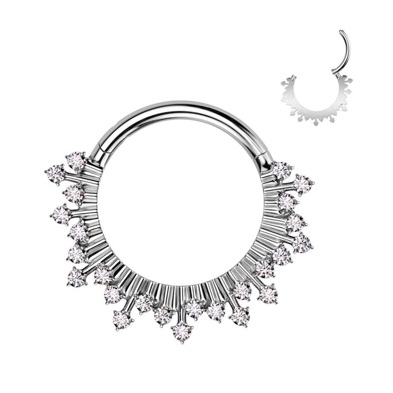 Sunshine Hinged Ring Clear
