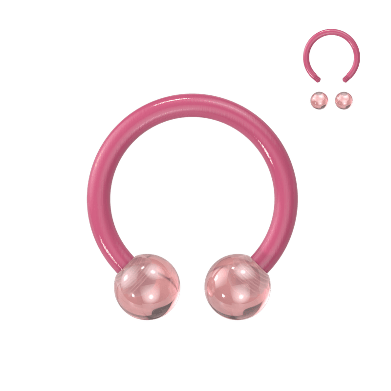 8mm Acrylic Flexible Circular Barbell 