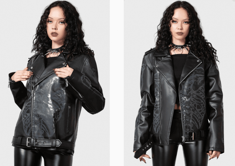 Craniocaudal Biker Jacket