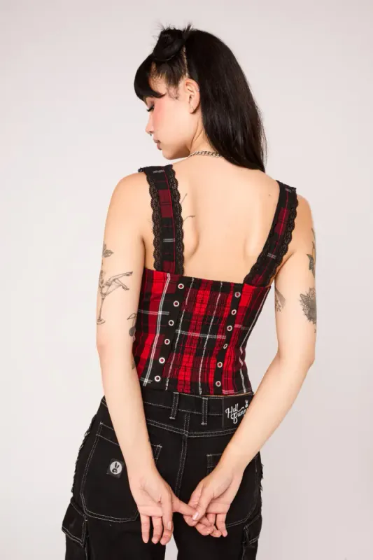 Quinzel Y Top Red