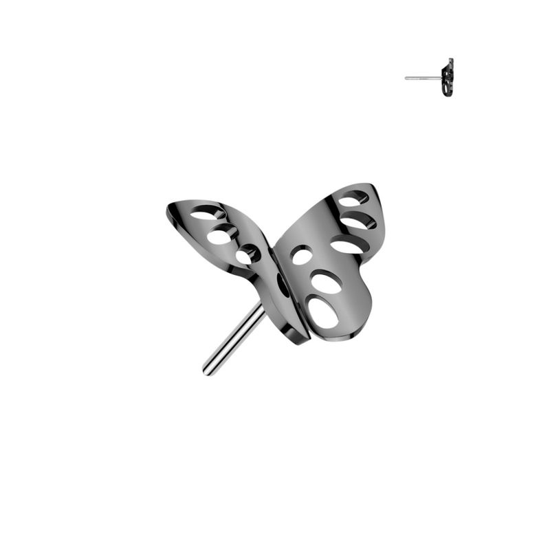 3D Butterfly Push-fit Black