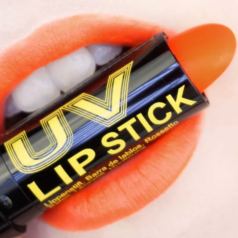 Neon Orange Lipstick 