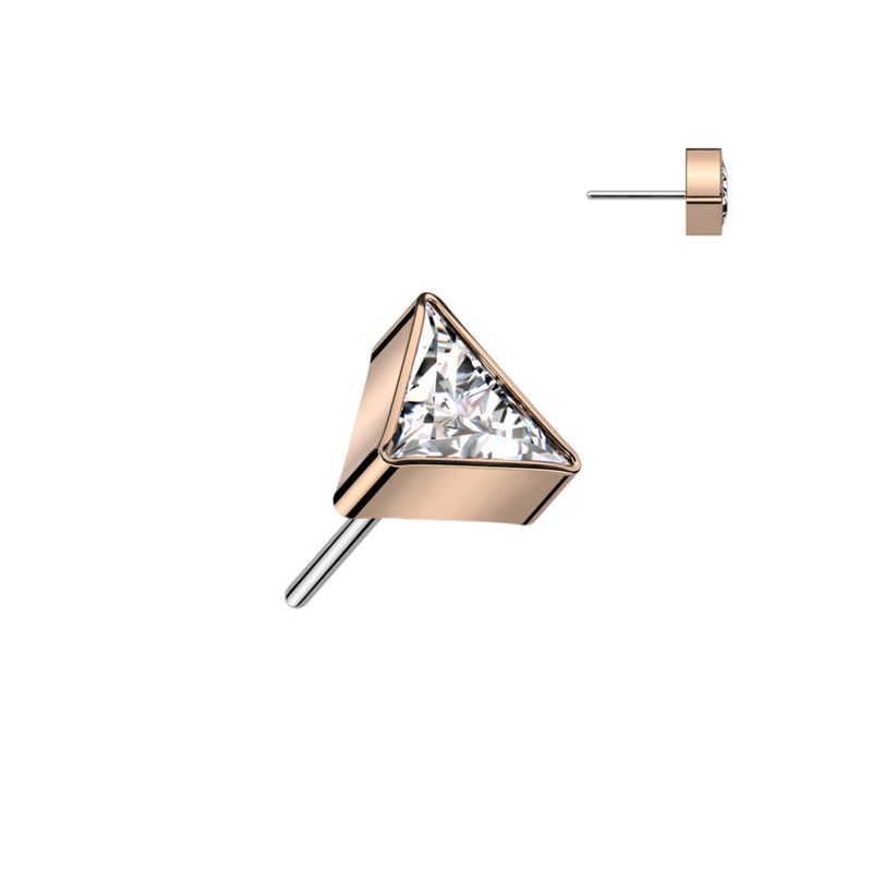 Tria Push-fit Rose Gold Clear
