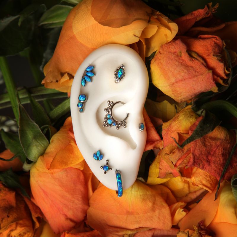 Danielle Fan Push-fit Opal Blue