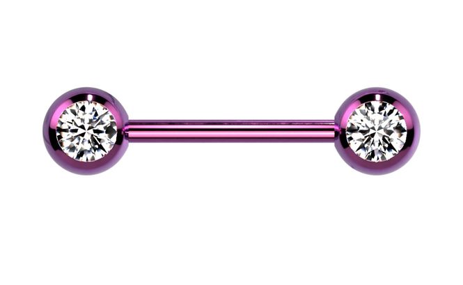 Main Image Ara Nipple Barbell Magenta ...