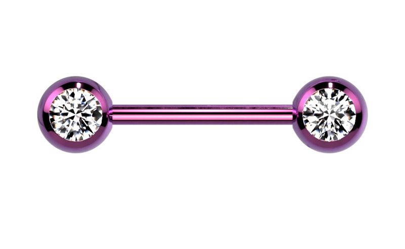 Ara Nipple Barbell Magenta Pink