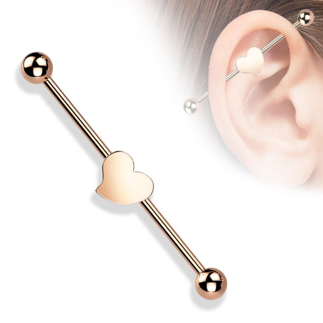Hovedbilde Heart Industrial Barbell Rose ...