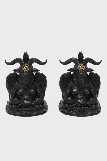 Hoofdbeeld Baphomet Bookends