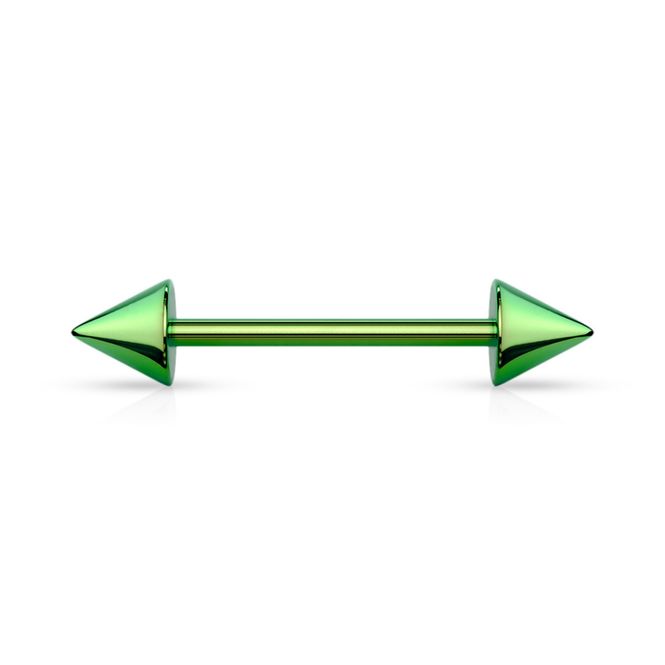 Main Image 1,2mm Barbell Spike Green