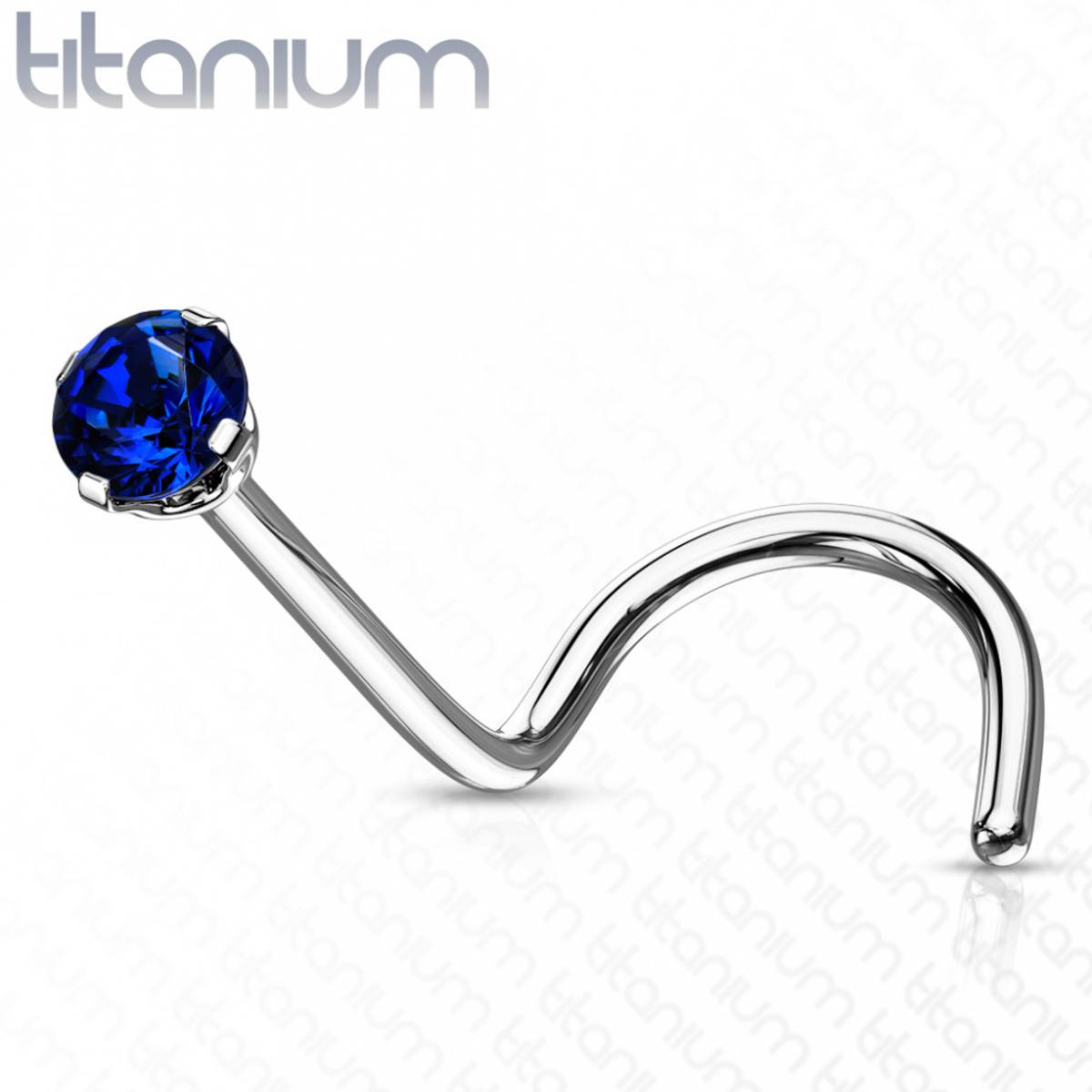 Ana Nose screw gem Dark blue