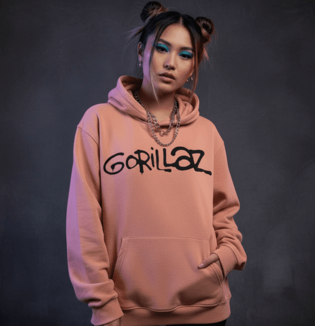 Hoofdbeeld Gorillaz Hoodie Peach