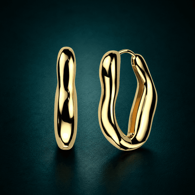 Main Image Flow Hoops Earrings 