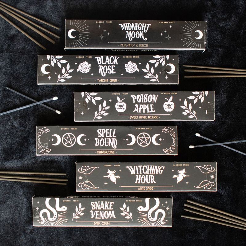 Midnight Rituals Gothic Incense Sticks Set of 6