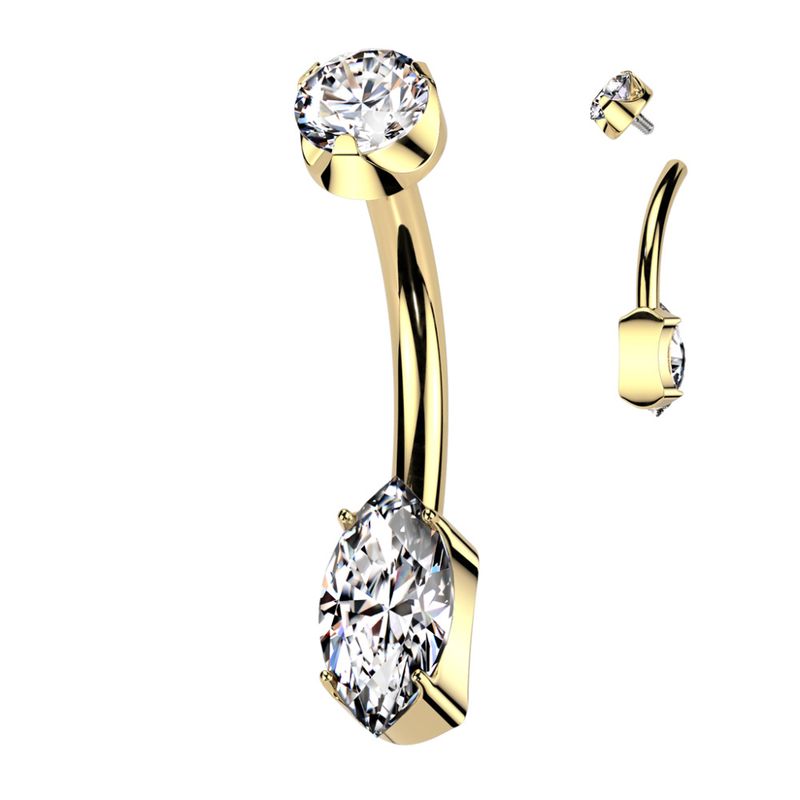 Danielle Belly Ring Gold