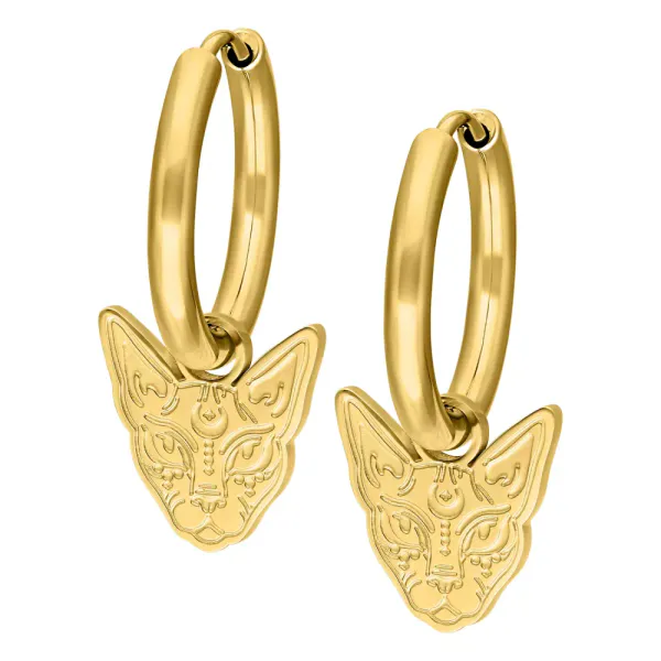 Hovedbilde Little Sphynx Hoops Gold