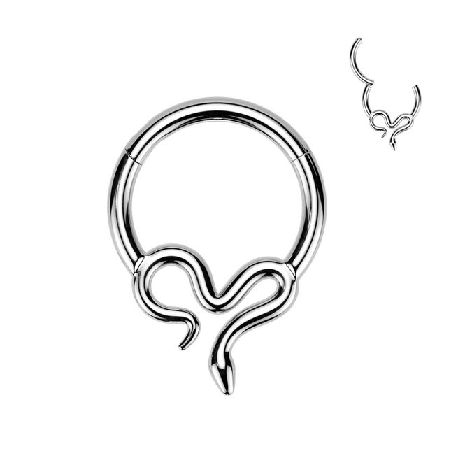 Hoofdbeeld Oury Snake Hinged Ring
