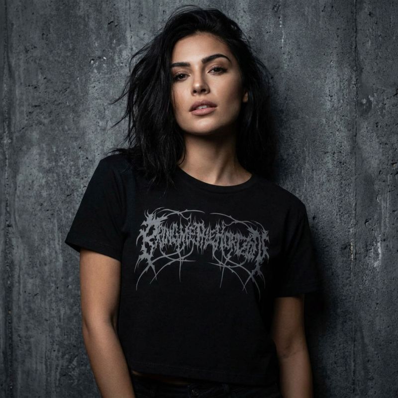 Bring Me The Horizon Crop Top With Back Print