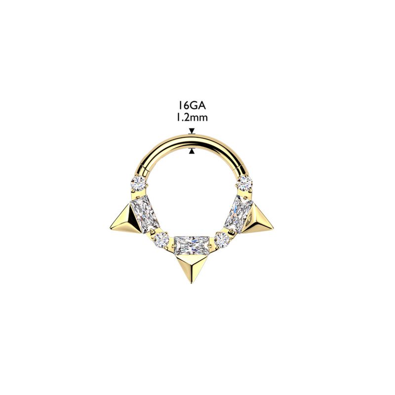 Nyxie Hinged Ring Clear