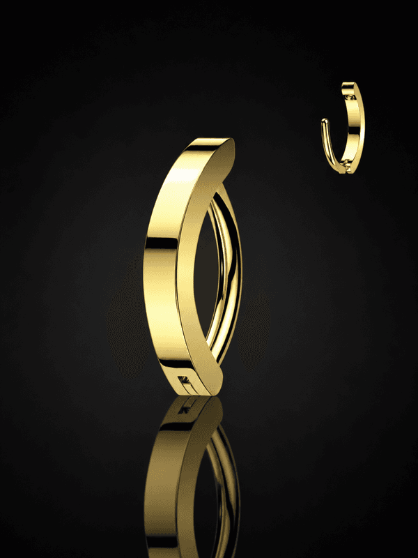 Sylvia Lynx Cira Hinged Ring 