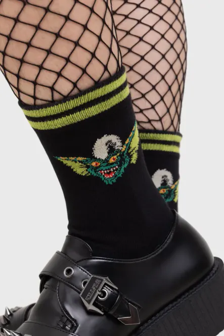 Main Image Gremlin Stripe Ankle Socks