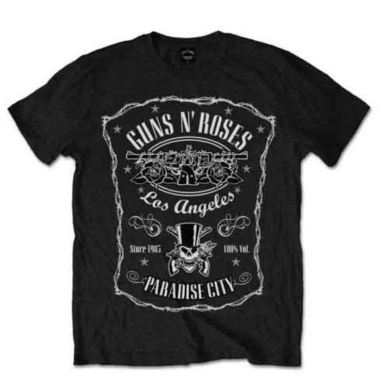 Guns N' Roses T-Shirt: Paradise City Label 