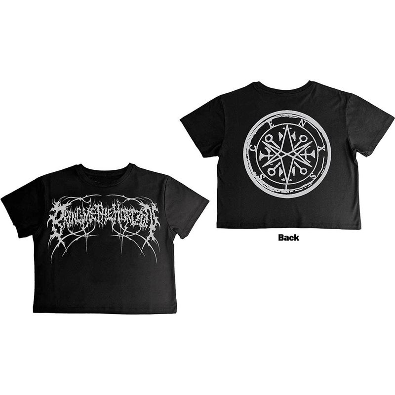 Bring Me The Horizon Crop Top With Back Print