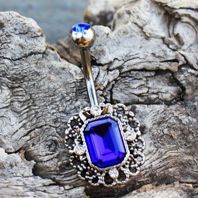 Hovedbilde Royal Blue Belly Ring 
