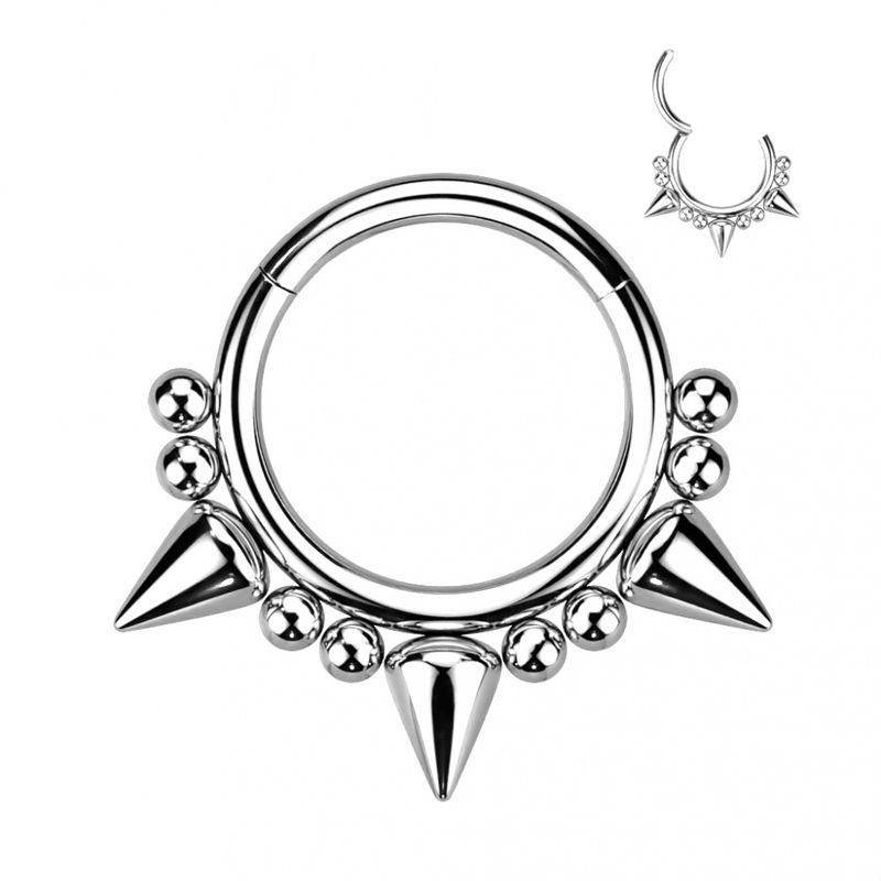 Drac Spikes Hinged Ring