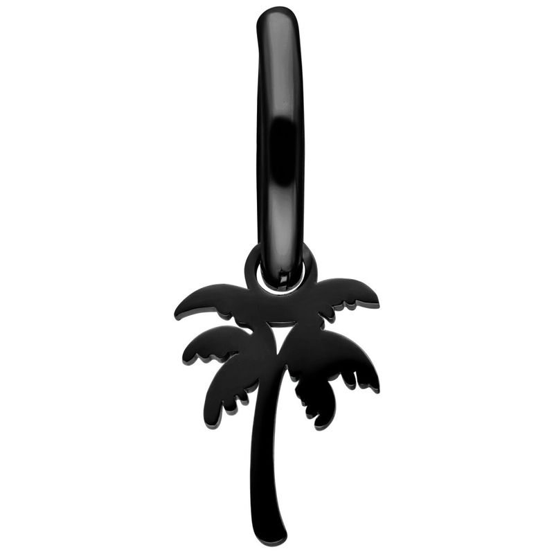 Little Palm Hoops Black
